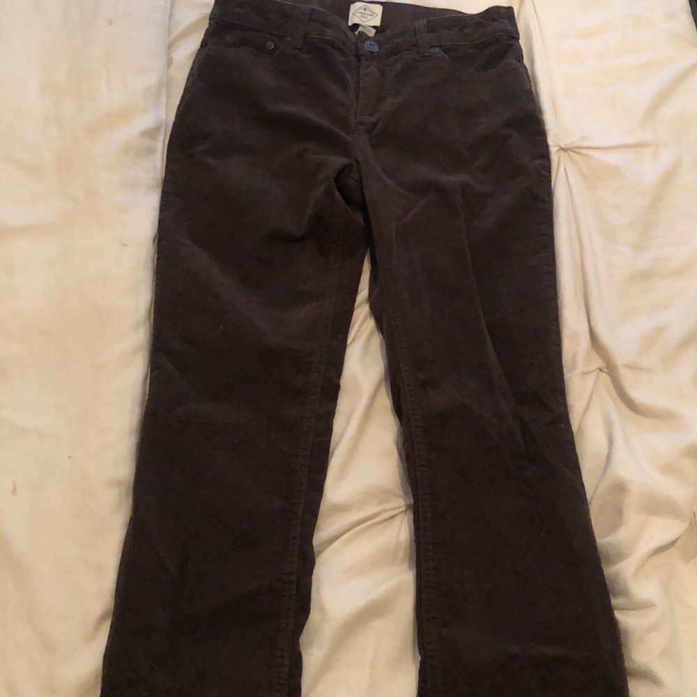Brown corduroy jeans